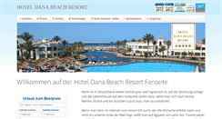Desktop Screenshot of hotel-danabeachresort-hurghada.de